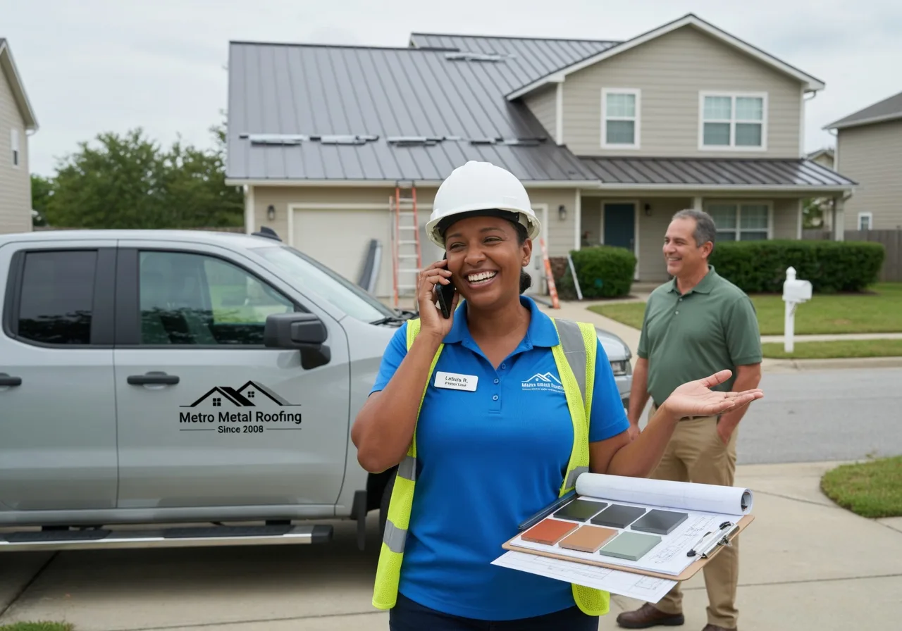 Storm Damage Metal Roof Repair in Greenwood, VA